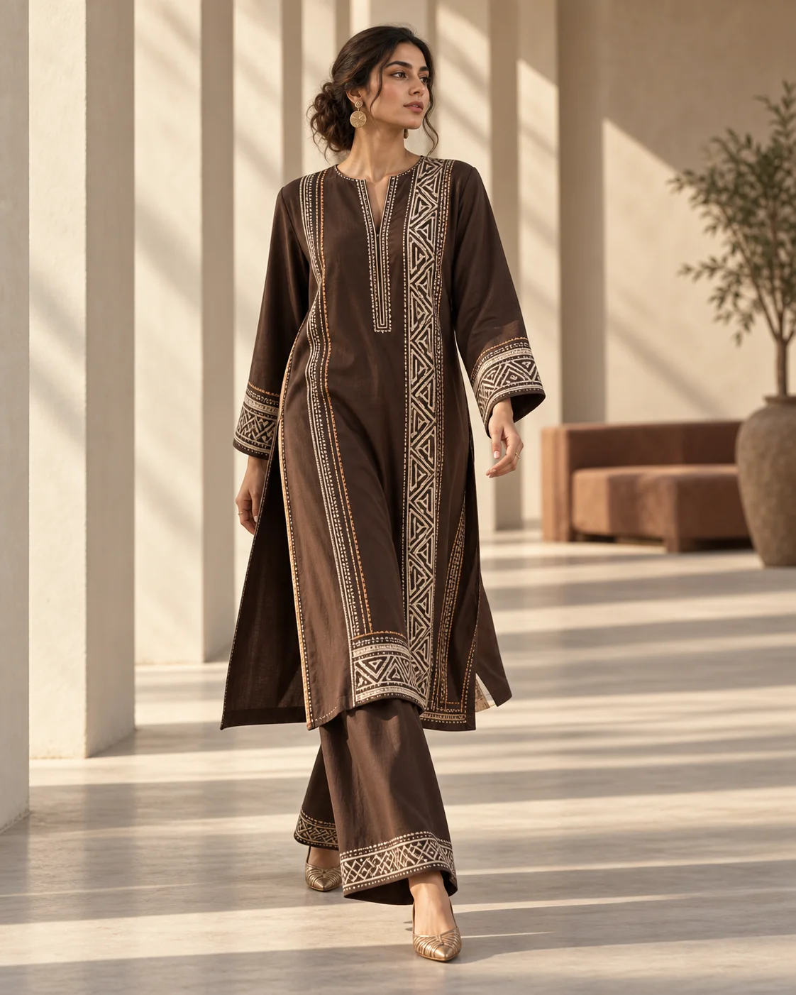 Coord Espresso — Safra Loom collection